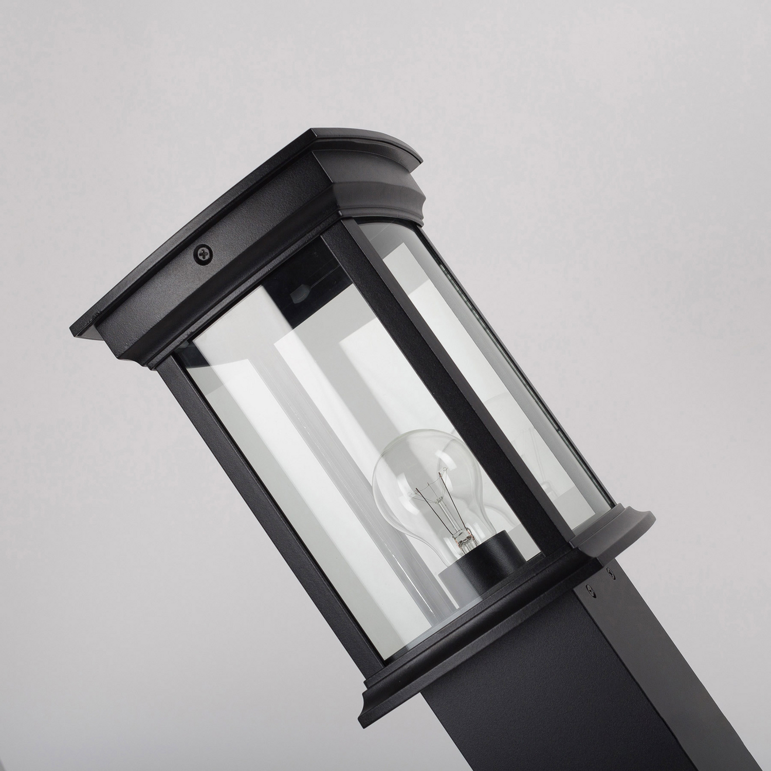Ks Verlichting Wegeleuchte Außenlampe Wegelicht Schwarz E27 Aluminium B-Ware - 8714732760805