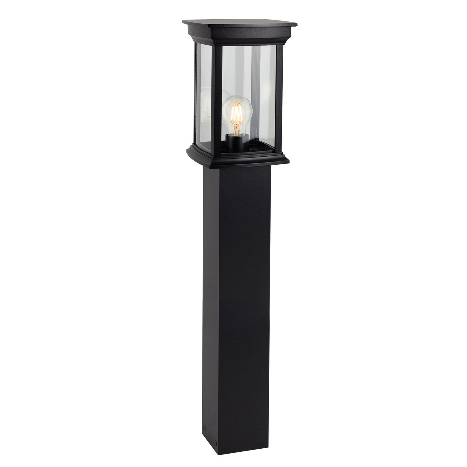 Ks Verlichting Wegeleuchte Außenlampe Wegelicht Schwarz E27 Aluminium B-Ware - 8714732760805
