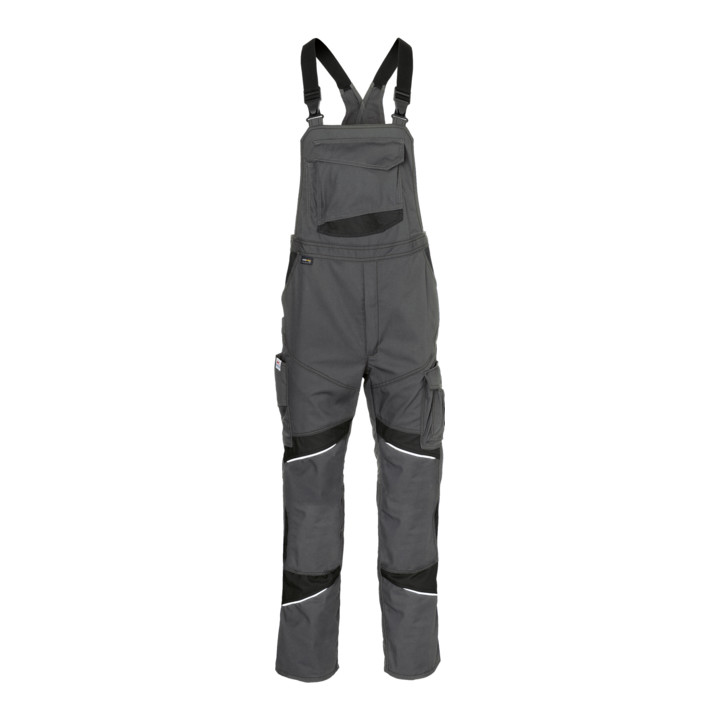 Kübler Latzhose Overall Arbeitshose Cotton+ Anthrazit Schwarz Größe 26 B-Ware - 4053813458458