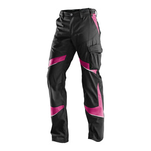 B-Ware Kübler Hose Damen Damenbekleidung Arbeitshose Activiq Schwarz Pink Größe 38
