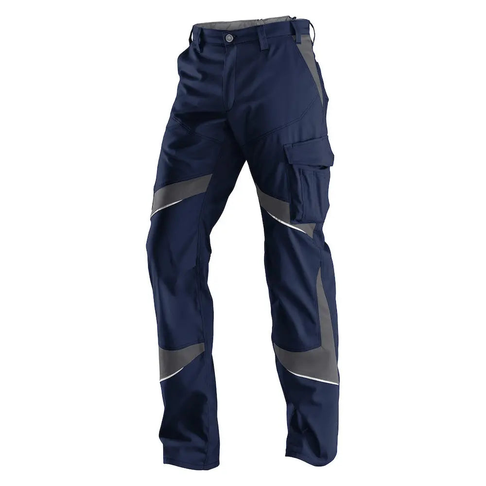 B-Ware Kübler Hose Arbeitshose Bundhose Dunkelblau Stretch Meterstabtasche Größe 102 - 4053813321479
