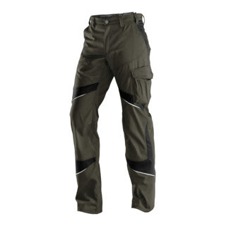 Kübler ACTIVIQ Arbeitshose Gr. 26 Schutzhose Hose Bundhose oliv schwarz - 4053813272535