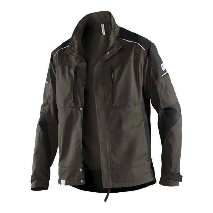 B-Ware Kübler Jacke Arbeitsjacke Activi Q Oliv Schwarz Größe L Reißverschlusstasche - 4053813270210