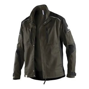 B-Ware Kübler Jacke Arbeitsjacke Activi Q Oliv Schwarz Größe L Reißverschlusstasche