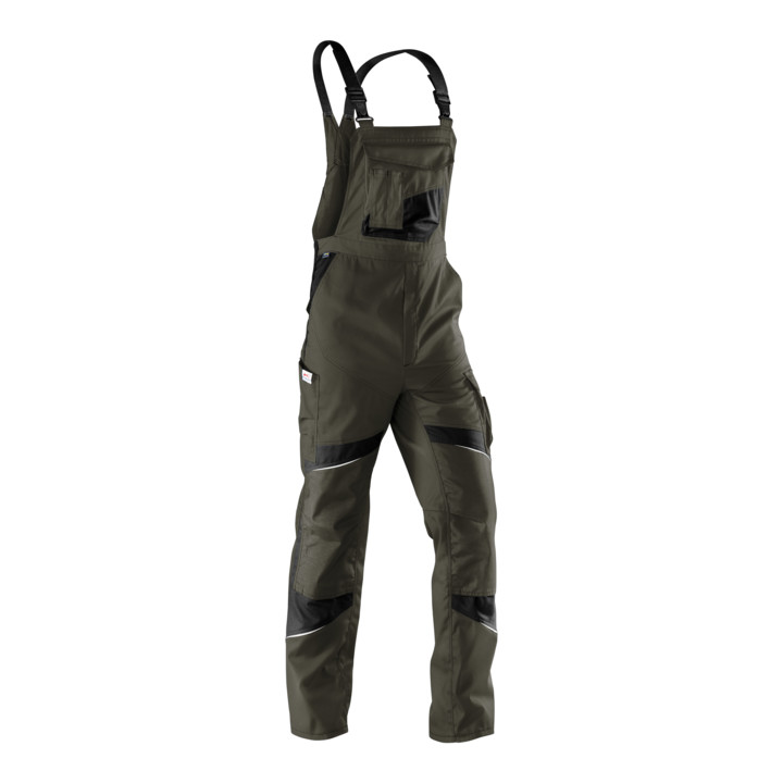 B-Ware Kübler Latzhose Arbeitshose Größe 54 Hose Kniepolster Oliv Schwarz  - 4053813279978