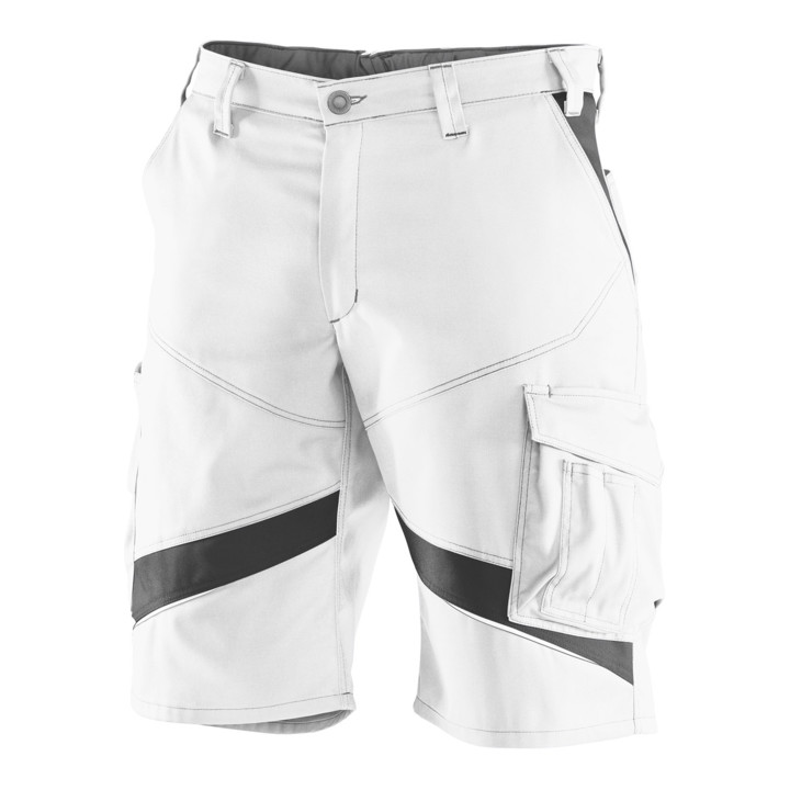 Kübler Activi Q Shorts Hose Arbeitsshorts Weiß Anthrazit Größe 54 Meterstabtasche B-Ware - 4053813275178