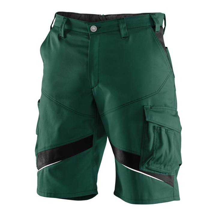B-Ware Kübler Shorts Hose Arbeitshose Activi Q 2450 Moosgrün Schwarz Größe 58 - 4053813276298