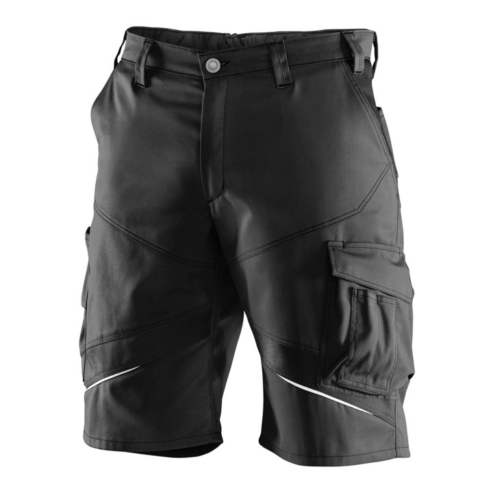 Kübler Shorts Hose Bermuda Arbeit Schwarz Kontrast Elemente Reflex Elemente 54 B-Ware - 4053813377513