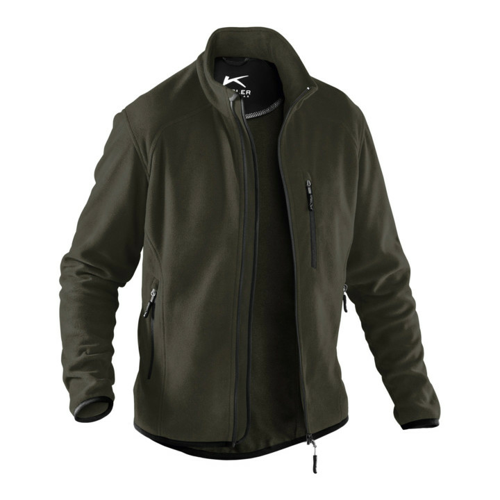 B-Ware Kübler Fleecejacke Oliv S Arbeitsjacke Sweatjacke Jacke Fleece Arbeitskleidung