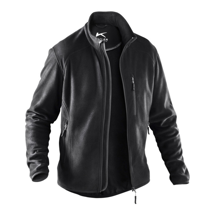 Kübler Fleecejacke Jacke Arbeitskleidung Schwarz 4 Xl Reißverschluss Taschen B-Ware - 4053813332789