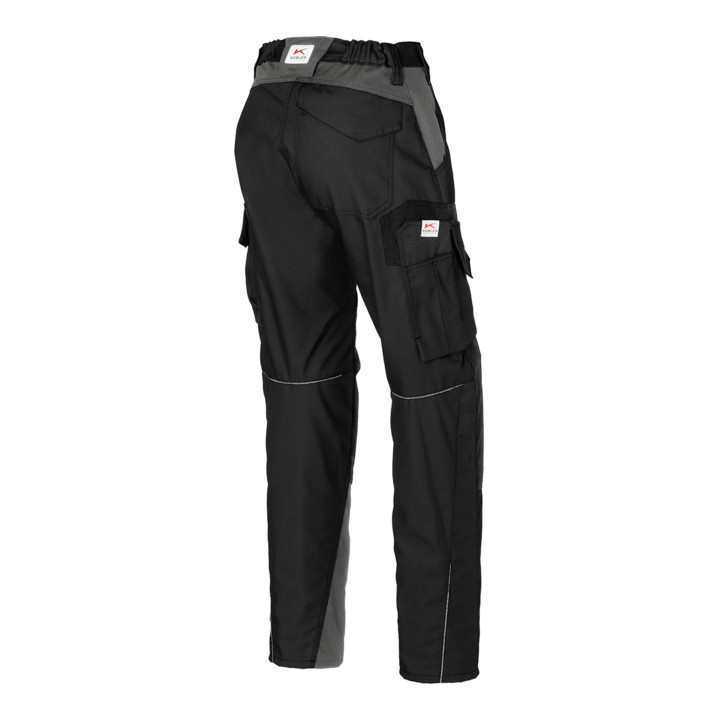 B-Ware Kübler Innovatiq Damenhose Hose Arbeitshose Schwarz Anthrazit Größe 52 - 4053813427034