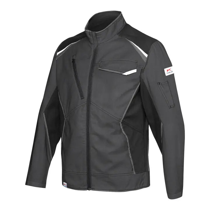 B-Ware Kübler Jacke Arbeitsjacke Iconiq Cotton Anthrazit Schwarz Form 1140 Größe Xl