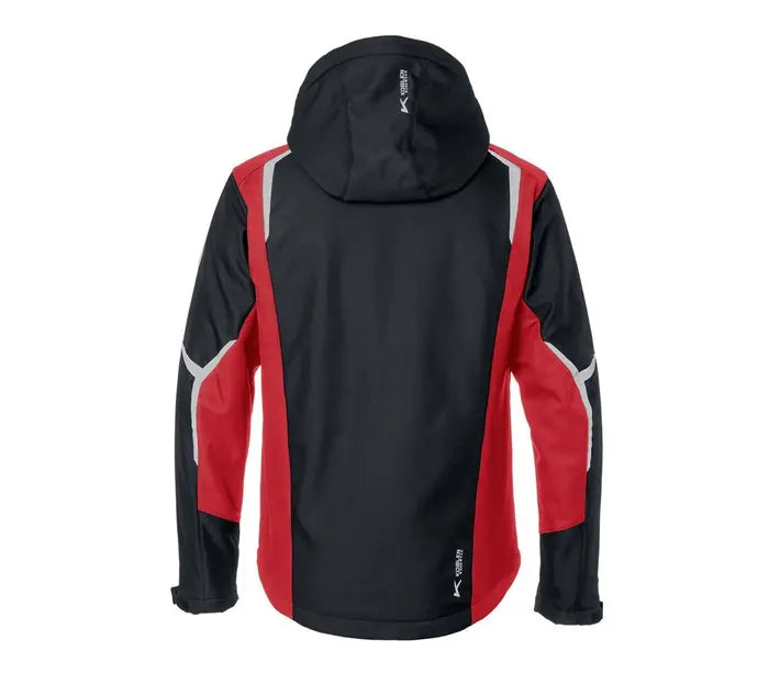 B-Ware Kübler Jacke Mantel Winter Bodyforce Softshell Schwarz Mittelrot Größe L - 4053813480886