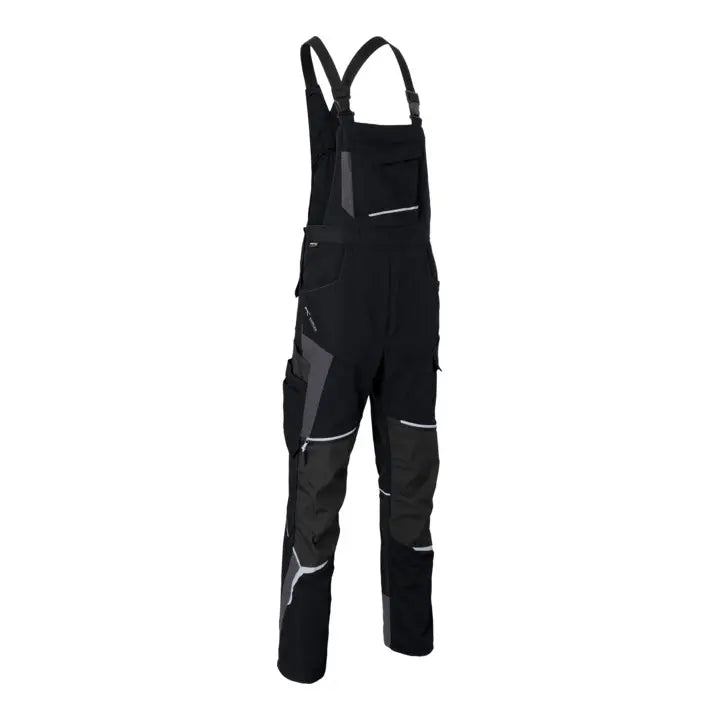 B-Ware Kübler Latzhose Arbeitshose Psa Schwarz Anthrazit Bodyforce Form 3125 Größe 106