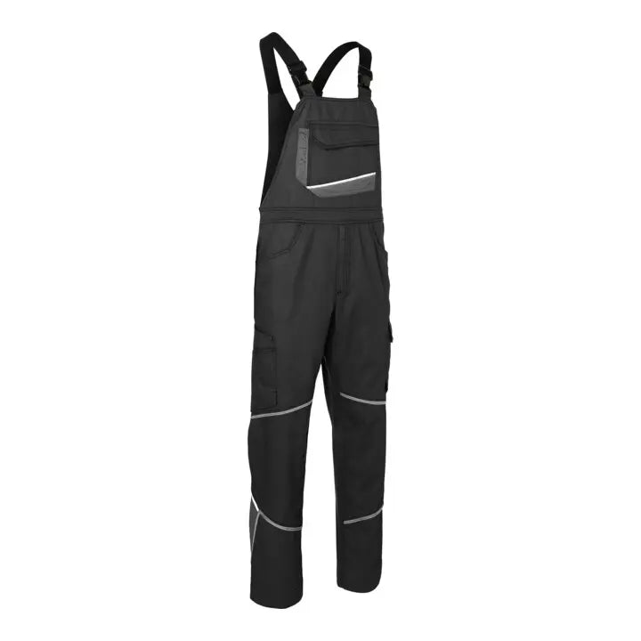 B-Ware Kübler Latzhose Arbeitshose Iconiq Hose Schwarz Anthrazit Form 3140 Größe 60 - 4053813590486