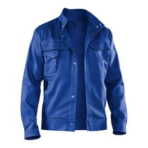 B-Ware Kübler Jacke Arbeitsjacke Orga Ni Q Kornblumenblau Größe 110 Brusttasche Form 1248