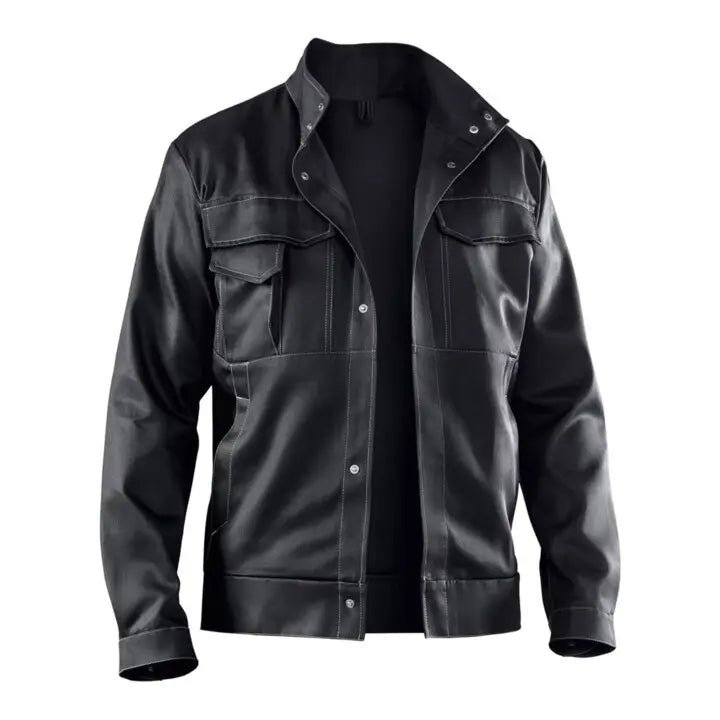 B-Ware Kübler Jacke Arbeitsjacke Orga Ni Q Schwarz Größe 48 Baumwolle Oberbekleidung - 4053813037189