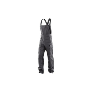 B-Ware Kübler Latzhose Arbeitshose Orga Ni Q 3248 Anthrazit Größe 48 Baumwolle
