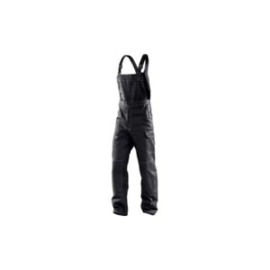 B-Ware Kübler Latzhose Arbeitshose Orga Ni Q 3248 Schwarz Baumwolle Größe 48
