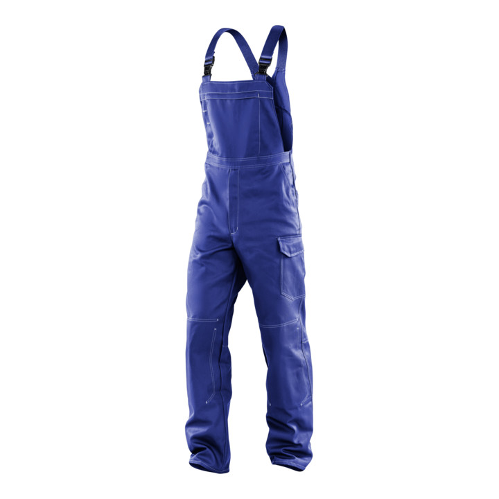 Kübler Latzhose Arbeitshose Hose Orga Ni Q Kornblumenblau Größe 33 Baumwolle   B-Ware - 4053813052731
