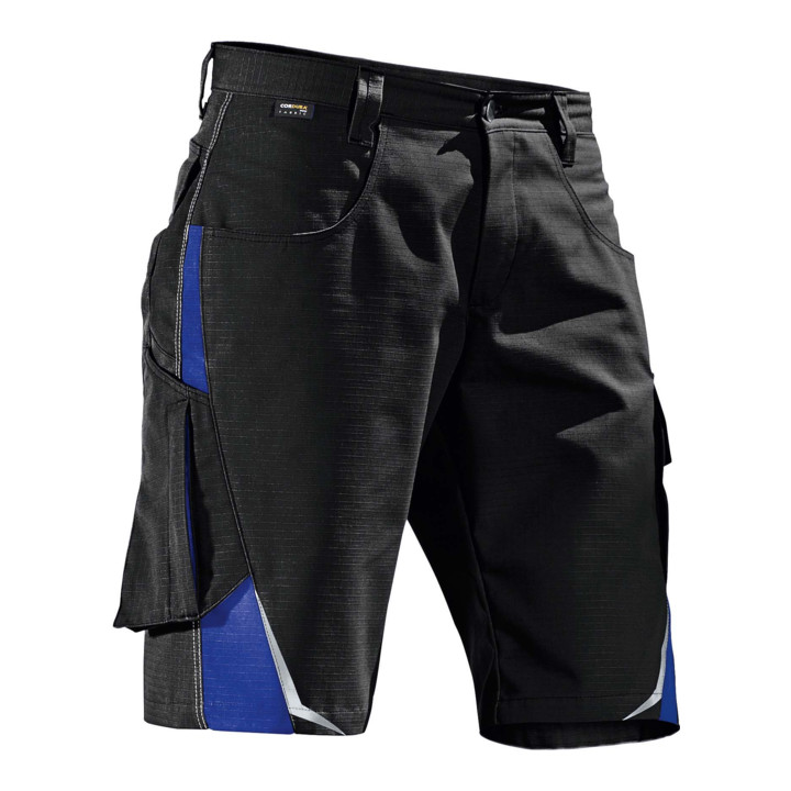 Kübler Pulsschlag Bermuda 2524 Schwarz Kornblumenblau Größe 50 Arbeitshose Hose  B-Ware - 4053813027456