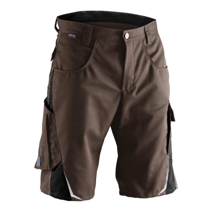 B-Ware Kübler Bermuda Shorts Hose Arbeitshose Braun Schwarz Größe 42 - 4053813229492