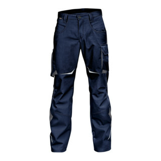 B-Ware Kübler Pulsschlag Arbeitshose Größe 102 Dunkelblau/Anthrazit Bundhose 2424  - 4053813266275