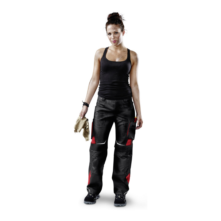 Kübler Hose Arbeitshose 2124 Pulsschlag Mittelrot Größe 48 Seitentaschen B-Ware - 4053813220437
