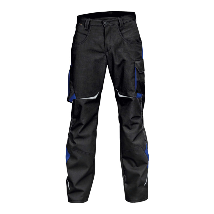 Kübler Pulsschlag Hose Arbeitshose Bundhose Schwarz Kornblumenblau Größe 29 B-Ware - 4053813025902