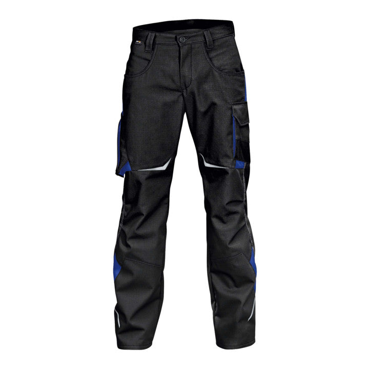 Kübler Pulsschlag Hose Arbeitshose Bundhose schwarz kornblumenblau Größe 29 - 4053813025902
