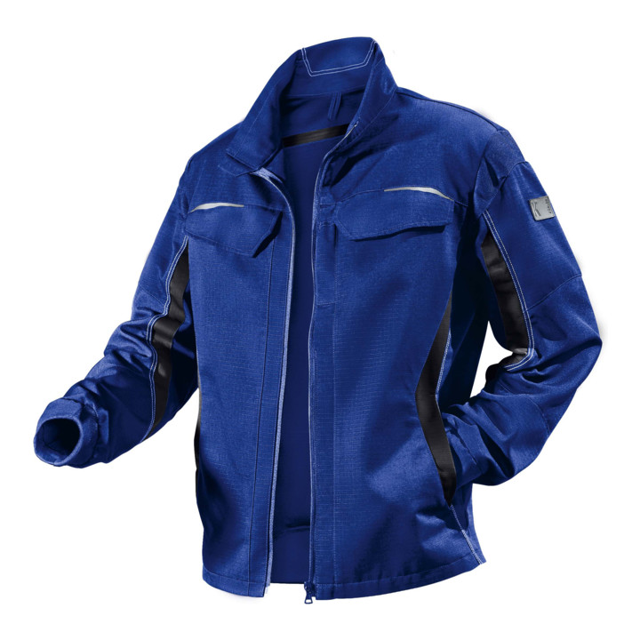 Kübler Jacke Arbeitsjacke Pulsschlag Kornblumenblau Schwarz Größe 26 B-Ware - 4053813020860