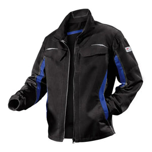 B-Ware Kübler Jacke Arbeitsjacke Pulsschlag Schwarz Kornblumenblau Größe 48