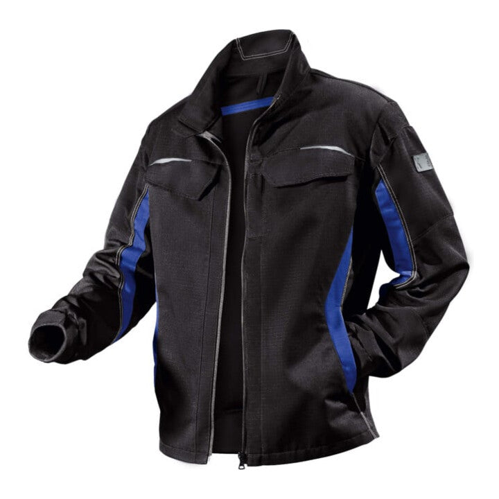 Kübler Jacke Pulsschlag Arbeitsjacke Reflexstreifen schwarz/blau Größe 56 - 4053813021706