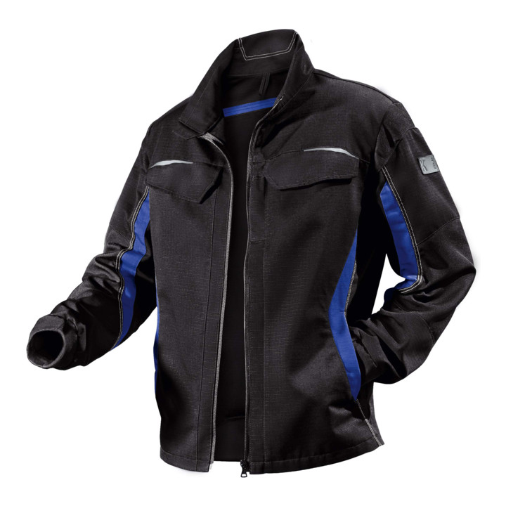 Kübler Jacke Arbeitsjacke Pulsschlag Schwarz Kornblumenblau Größe 30 B-Ware - 4053813022062