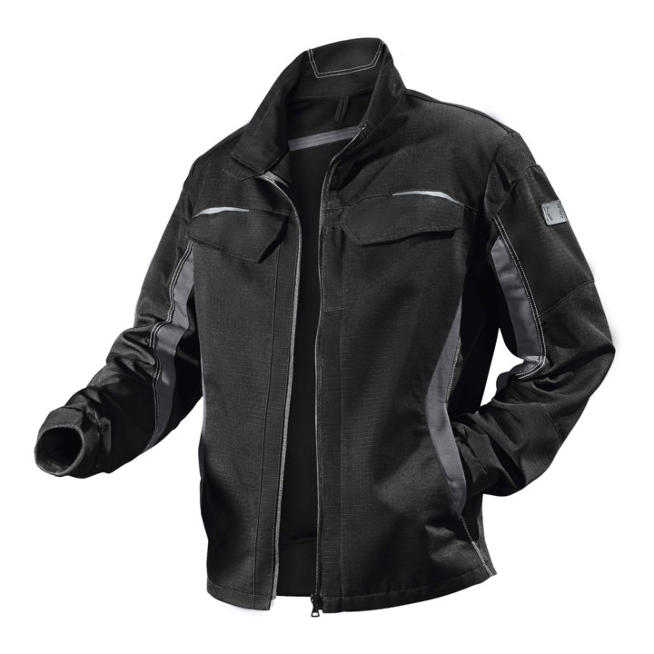Kübler Jacke Arbeitsjacke Pulsschlag Jacke Schwarz Anthrazit Größe 27 B-Ware - 4053813022512