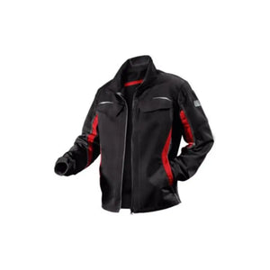 B-Ware Kübler Jacke Arbeitsjacke Pulsschlag Schwarz Mittelrot Größe 52 Innentasche