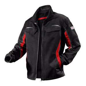 B-Ware Kübler Jacke Pulsschlag Arbeitsjacke 1324 Schwarz Mittelrot Größe 56 Baumwolle