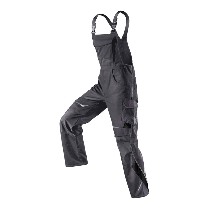 Kübler Latzhose Arbeitshose Pulsschlag Anthrazit Schwarz Gr 28 Meterstabtasche B-Ware - 4053813029252