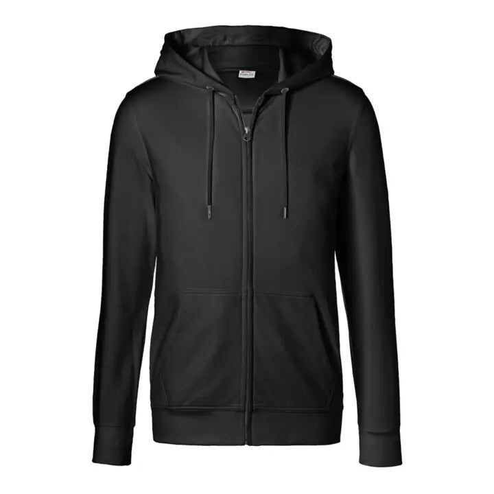 B-Ware Kübler Kapuzenjacke Sweatjacke Jacke Shirt Schwarz Baumwolle Polyester Größe M - 4053813417851