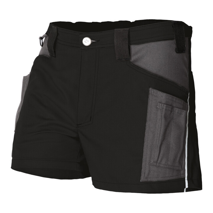 B-Ware Kübler Shorts Hose Arbeitshose Shorts Schwarz Anthrazit Kurz Form 2050 Größe 46