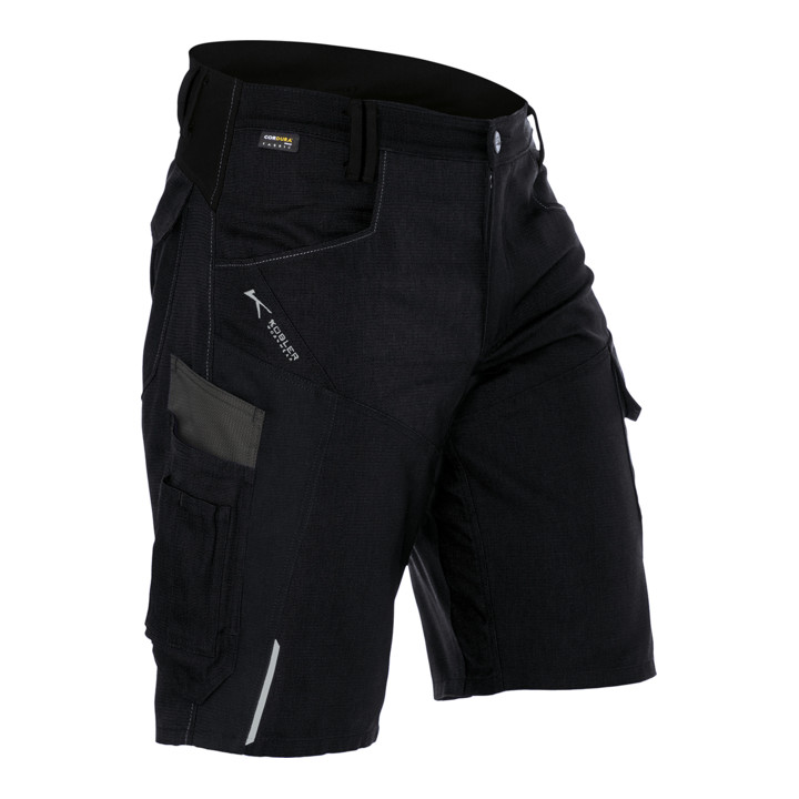 B-Ware Kübler Shorts Hose Bodyforce Arbeitsshorts Größe 48 Form 2425 Cordura Schwarz