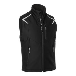 B-Ware Kübler Weste Jacke Bodyforce 7125 Softshell Weather Schwarz Polyester Größe Xl