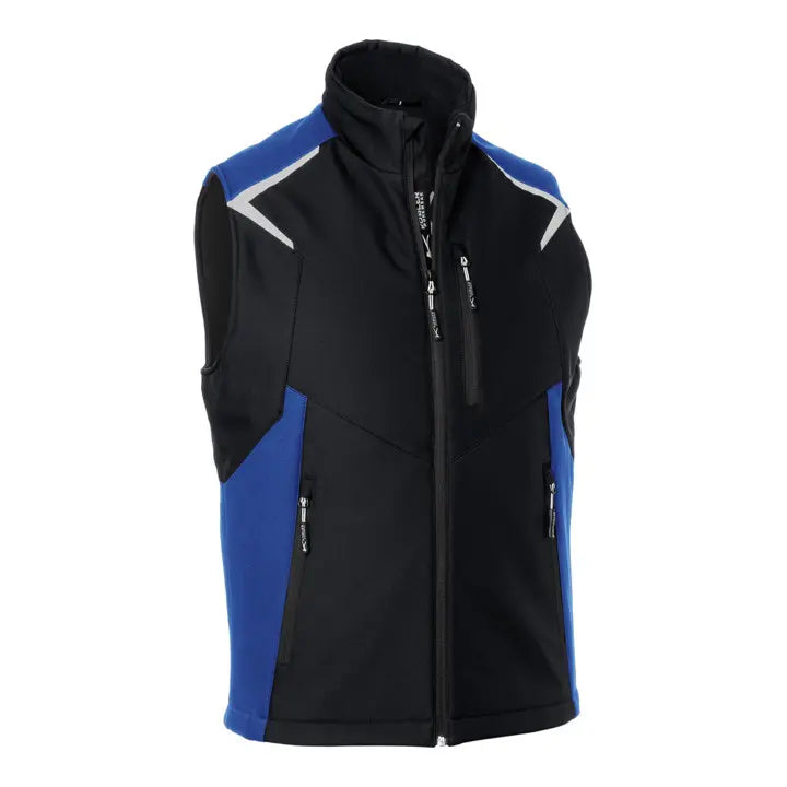 B-Ware Kübler Weste Softshelljacke Bodyforce Weather Schwarz/Blau Gr. Xxl Form 7125 - 4053813487502