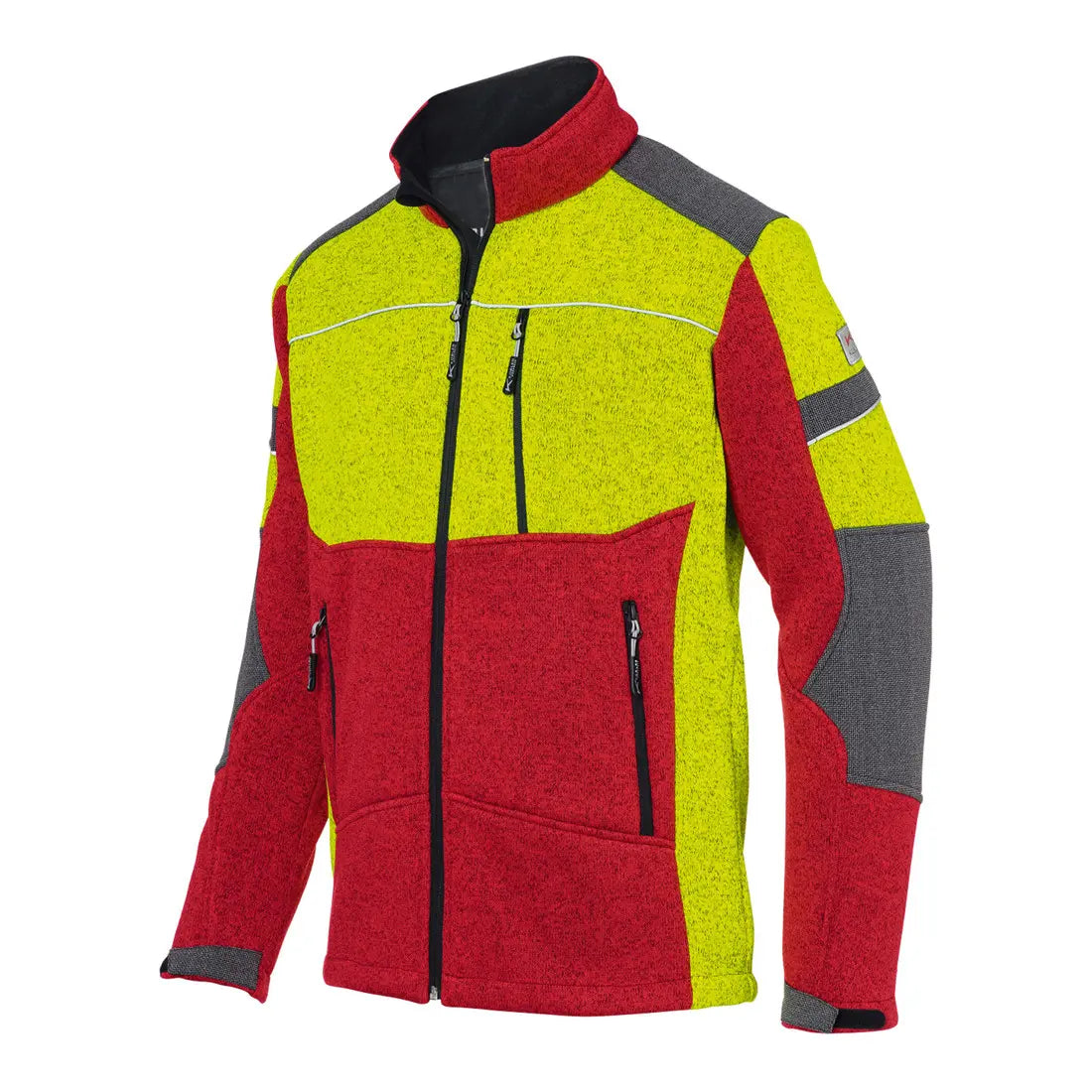B-Ware Kübler Strickjacke Jacke Form 1650 Forest 3 Xl Rot Gelb Polyester Größe 3 Xl - 4053813431802