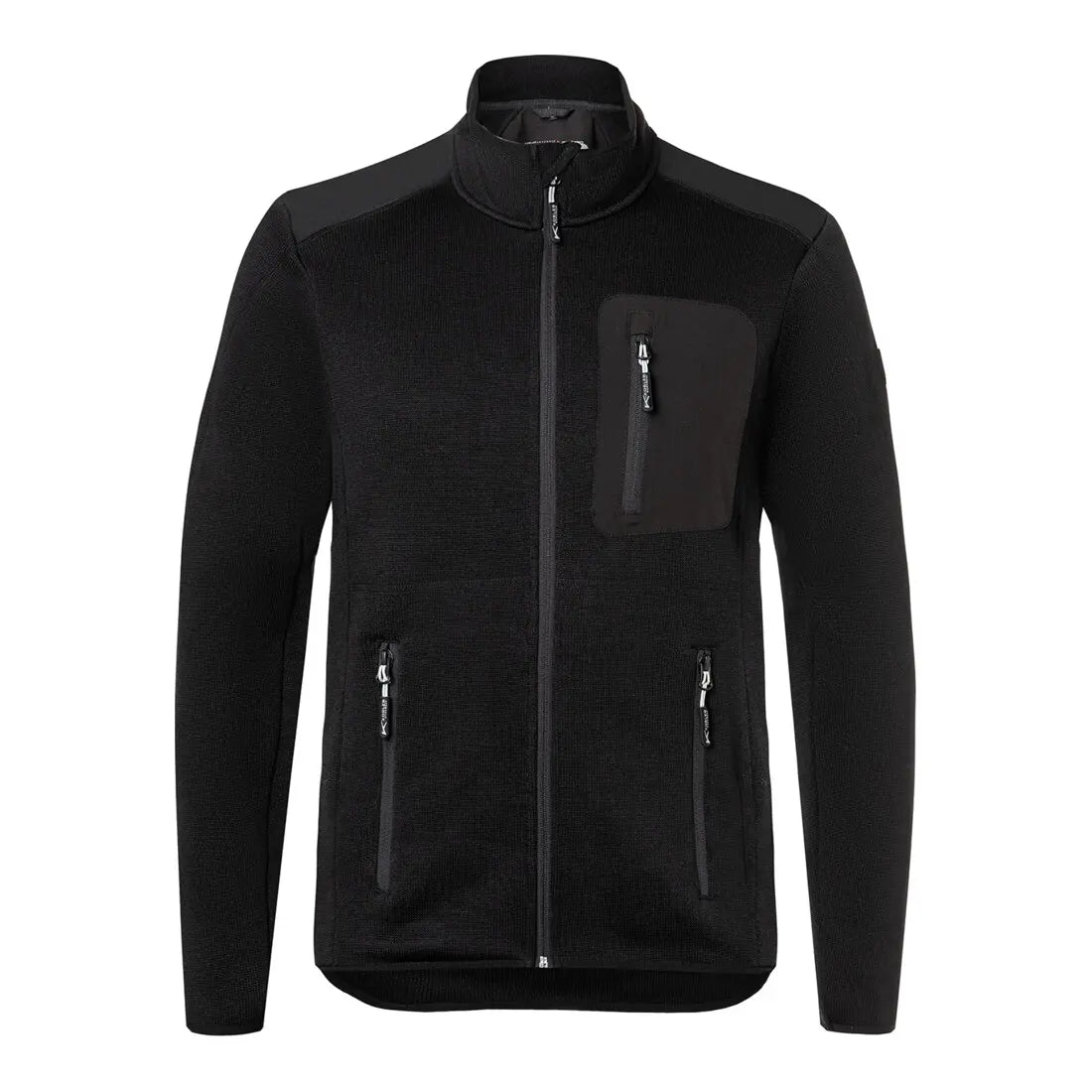 B-Ware Kübler Strickjacke Jacke  Form 1443 Schwarz Workwear Freizeit Polyester Größe M - 4053813615240