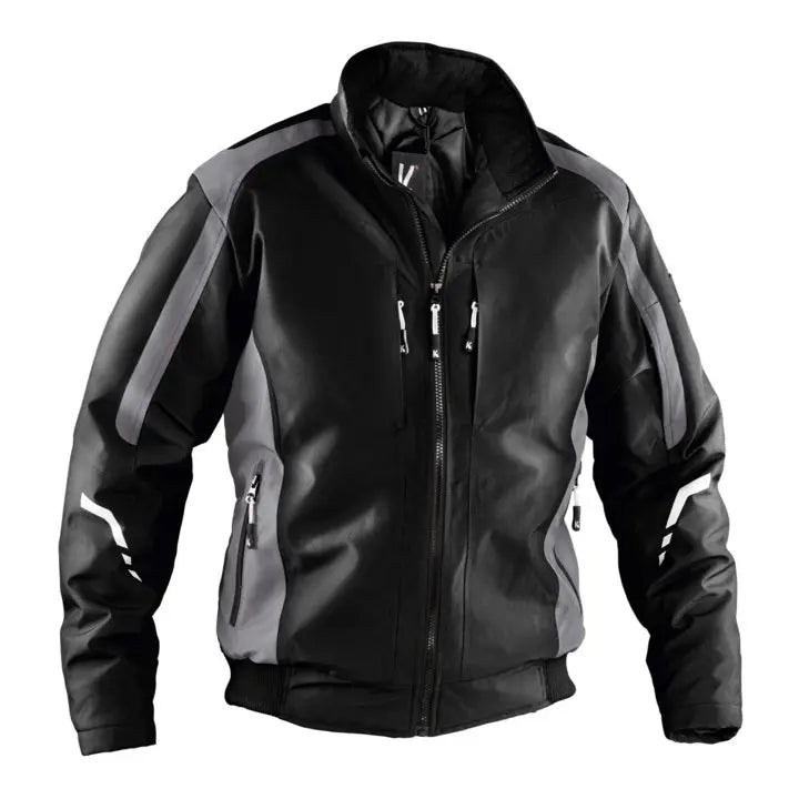 B-Ware Kübler Jacke Wetterjacke Arbeitsjacke Schwarz Anthrazit Xl Polyester Steppfutter - 4053813245126