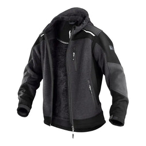 B-Ware Kübler Strickjacke Wetterdress Jacke 1741 Dunkelgrau Schwarz Größe Xxl Polyester