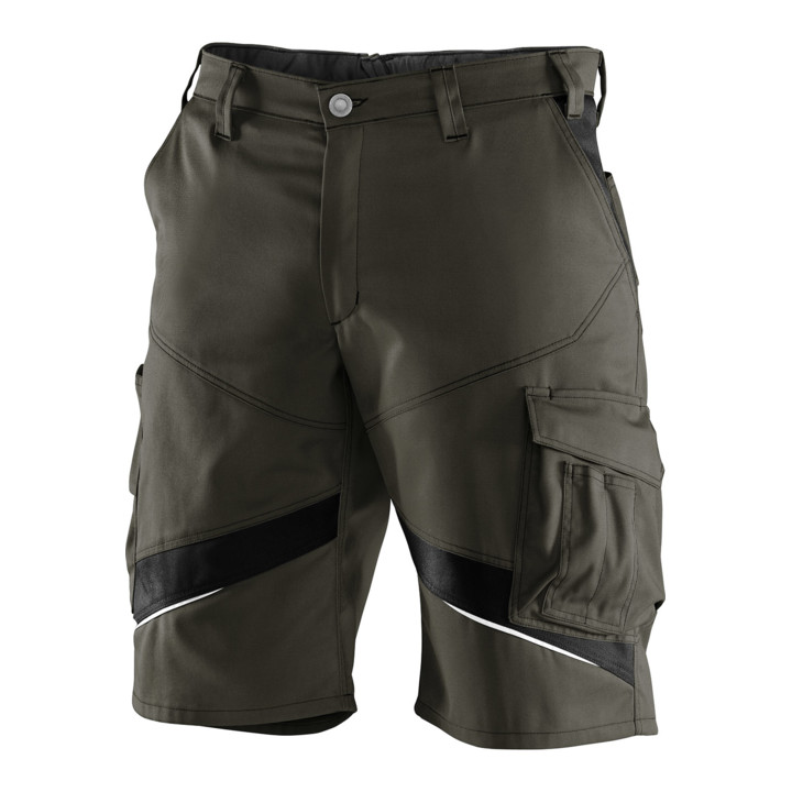 B-Ware Kübler Workwear Shorts Hose Arbeitsshorts Activi Q 2450 Oliv Schwarz Größe 54