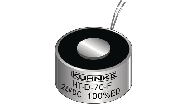 B-Ware Kuhnke Haftmagnet Elektromagnet Magnet Zylinder 400 N 40mm 24 Vdc 100 Prozent - 4030727258527