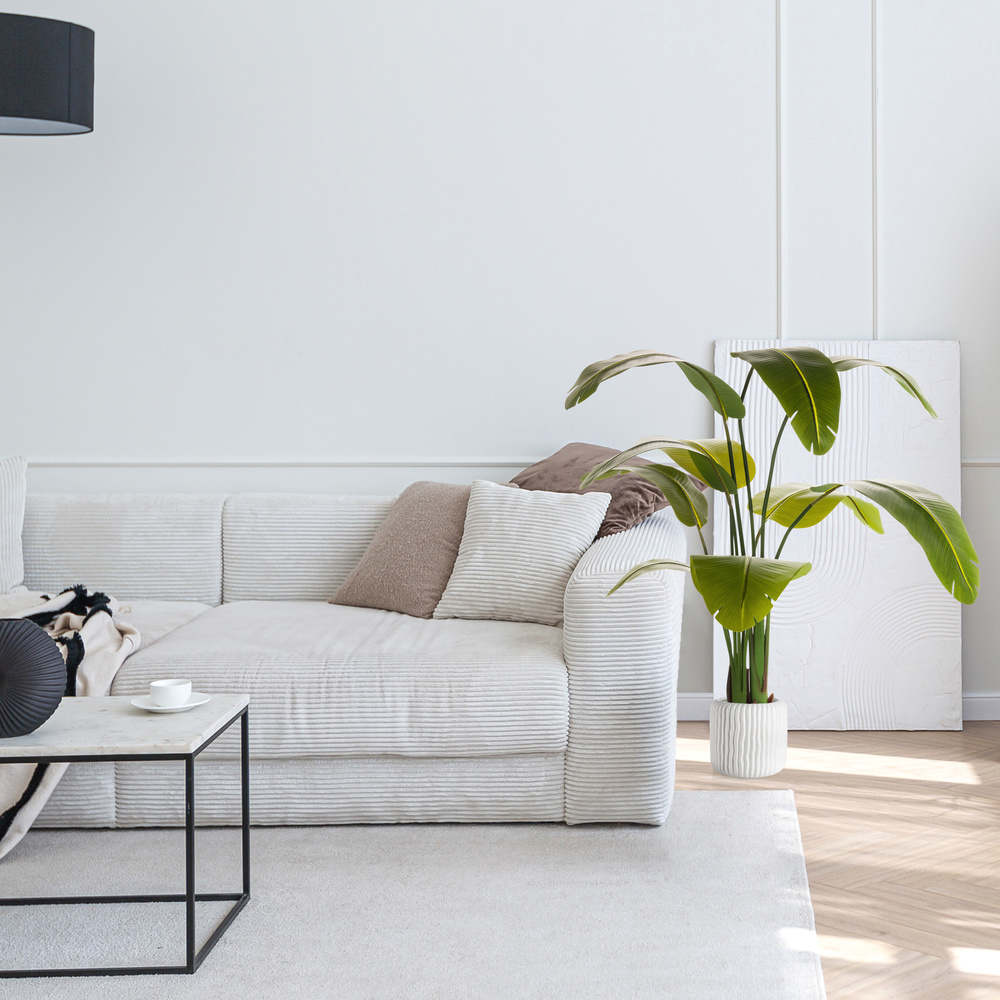 B-Ware Hjh Office Kunstpflanze Kunstbaum Banane Pflanze Kunst Pflanze 170 Cm Grün Deko